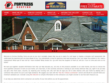 Tablet Screenshot of fortressroofingutah.com
